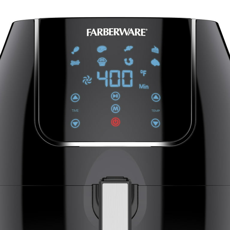 Farberware 3.2 Quart Digital Air Fryer, Oil-Less, Black