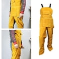 thumbnail image 4 of de soldadura con babero de material cuero de ropa de soldadura resistente lmas amarillo resistente para hombres Gloria  Ropa de soldadura, 4 of 9