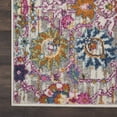 thumbnail image 4 of Nourison Passion Silver 2'2" x 10' Area Rug, Boho, Moroccan, Bed Room, Living Room, Dining Room, Kitchen, , Easy Cleaning, Non Shedding (10' Runner), 4 of 7