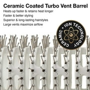 Olivia Garden Ceramic and Ion Turbo Vent Pro Hair Brush CITVPRO-SM (Small 2)