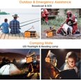thumbnail image 5 of Solar Radio Dynamo Waterproof Rechargeable Emergency Radio 5000mAh, Flashlight, Reading Light, SOS Alarm, AM FM WB Crank Radio, Ideal for Camping and, 5 of 5