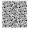 thumbnail image 3 of Ambesonne Black and White Shower Curtain, Big Small Dots, 69"Wx70"L, Black White, 3 of 3