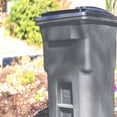 thumbnail image 4 of Toter Trash Can Graystone with Wheels and Lid, 64 Gallon, 4 of 7