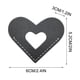 thumbnail image 5 of Marcapáginas de cuero con forma de corazón hecho a mano | Marcapáginas de lectura personalizado con funda de terciopelo | Regalo para amantes de la lectura, lectores y estudiantes, 5 of 5