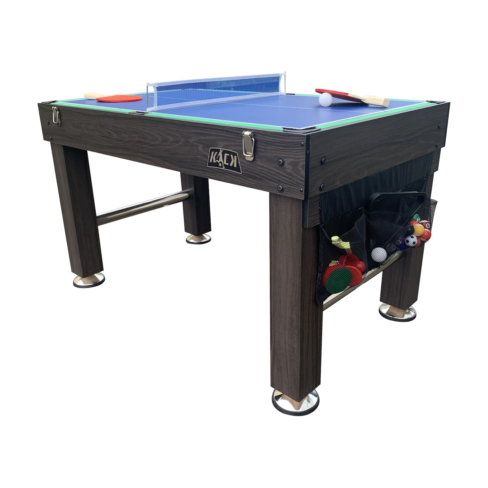 KICK Tetrad 55" 4-in-1 Multi Game Table (Brown)