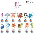 thumbnail image 4 of Accesorios de fiesta reutilizables para fiesta de niños con temática del océano, decoraciones de cumpleaños con globos y vajilla inspirados en Buscando a Nemo, 4 of 6