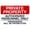 Warning Sign 1, variant on Private Property Authorized Personnel Only Trespassers Will Be Prosecuted Warning Sign - 8"x12" Security Metal Sign for Business Office Road Street Home Yard Wall, Restricted Area