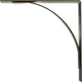 thumbnail image 4 of Ekena Millwork 3"W x 20"D x 20"H Morris Steel Bracket, Antiqued Pale Gold, 4 of 11
