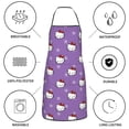 thumbnail image 7 of Hello Kitty Adjustable Bib Aprons, Waterdrop Resistant Apron with 2 Pockets for Kitchen Cooking Restaurant BBQ Painting Crafting, 7 of 7
