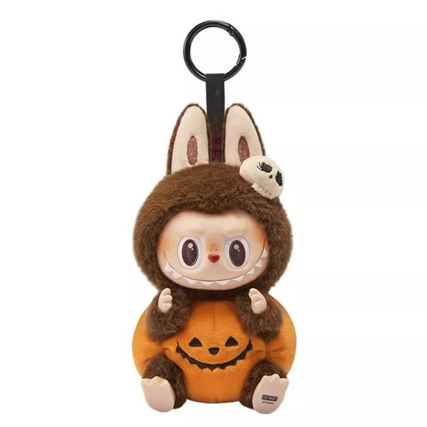 Christmas gifts Labubu pop mart Labubu Adorable Halloween Plush Keychain Cute Bunny Costume with Pumpkin Design for Kids and Adults, Soft and Durable