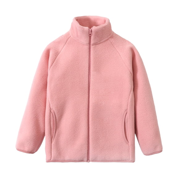 Mercatoo Kids Fleece Jacket Fall Wool Long Sleeve Turtleneck Sherp1 Girls Winter Coat Boys Zip Up Warm Thermal School Outwear
