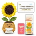 thumbnail image 1 of Muñeca de ganchillo con forma de girasol de apoyo emocional THEGIFTY hecha a mano, 1 of 7