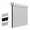 Blackout White-21"w X 48"h, variant on No Drill Cellular Shades For Indoor Windows Black 21" W X 48" H