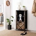 thumbnail image 6 of Animal Dresser for Bedroom with 4 Storage Drawers 3D Animal Cows Holstein Cow Half Dutch Door Wooden Planks Dark Dressers Chest of Drawers Steel Framed Fabric Closet Organizers for Nursery Entryway, 6 of 8