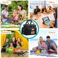 thumbnail image 6 of Tactical Large Lunch Box for Men, Heavy Duty Insulated Lunch Bag for Work, Leakproof Lunch Cooler Bag with Shoulder Strap Lunch Pail for Shifts Camping Outdoor Day Trip (12L), 6 of 9