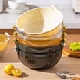 thumbnail image 4 of Fruit Plate Material Round Double Water Filter Decorative Plate Household Dishwasher Snack Plate Candy Plate Fruit Plate, 4 of 6