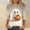 Multicolor, variant on HOMBOM Womens Cute T Shirts Crewneck Lightweight Ghost Print Halloween Basic Graphic Womens 3/4 Sleeve Pullover Summer Shirts,3XL