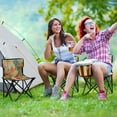thumbnail image 6 of 600D Oxford Camping Chair Portable Foldable Chair Supports 220 lbs for Picnic, Fishing, Backpacking Red Mushrooms with Flowers, 6 of 8