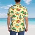 thumbnail image 6 of Goofa Colorful Outer Space Hawaiian Shirt for Men, Unisex Summer Beach Casual Short Sleeve Button Down Shirts,Aloha Tropical Floral print shirt-Medium, 6 of 9