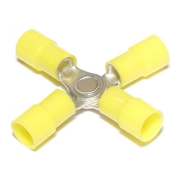 12 WG to 10 WG Four-Way Butt Connectors (8 pcs.)