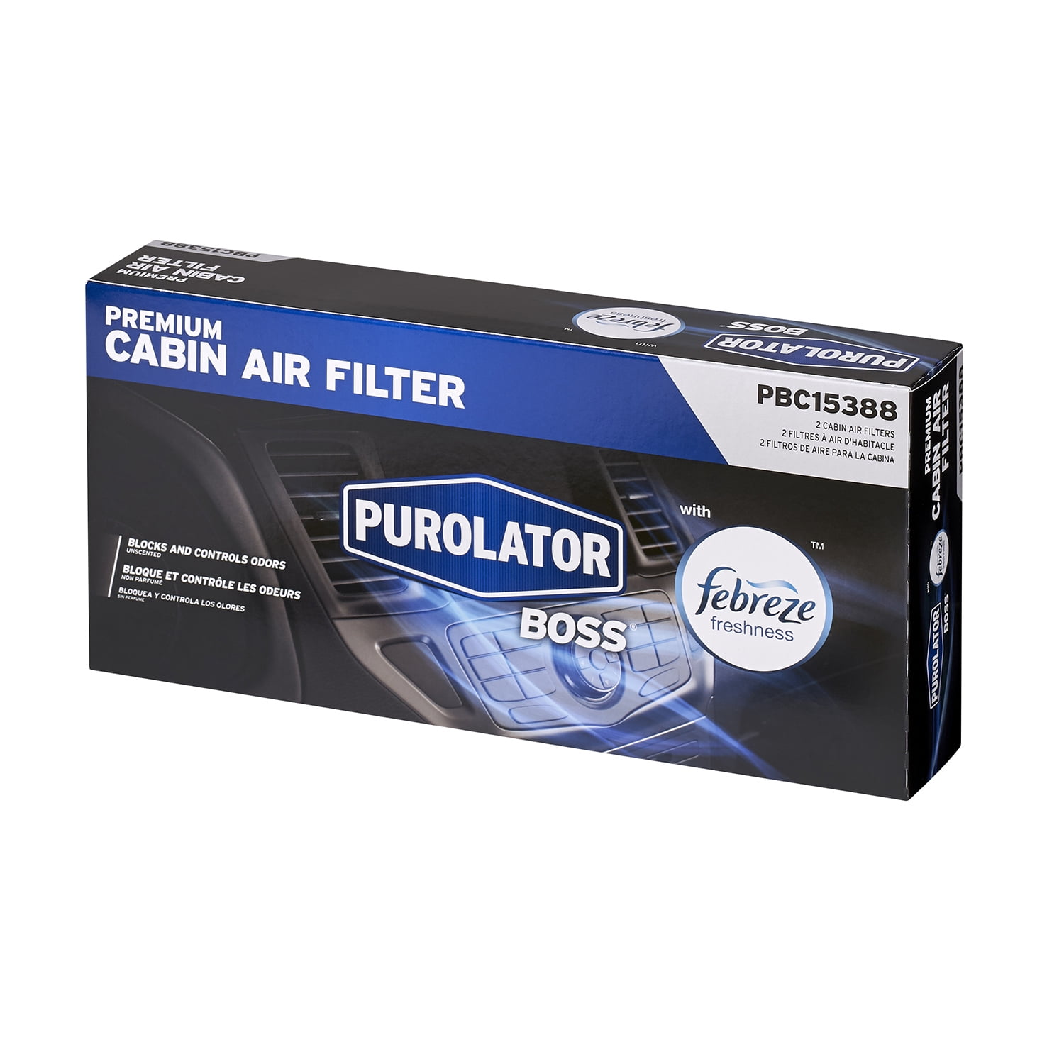 Purolator Cabin Air Filter with Febreze Freshness Purolator BOSS PBC15388 for Cadillac
