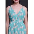 thumbnail image 4 of Bimba Robe Longue Maxi de Plage à Imprimé Floral pour Femme à Bretelles Tenue de Villégiature d'Été-TP, 4 of 4