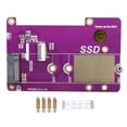 thumbnail image 3 of La Placa Adaptadora PCIe A M.2 NVMe SSD Admite Gen3 para Raspberry Pi (a 2280), 3 of 4