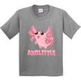 thumbnail image 3 of Inktastic Axolittle Cute Baby Axolotl Youth T-Shirt, 3 of 5