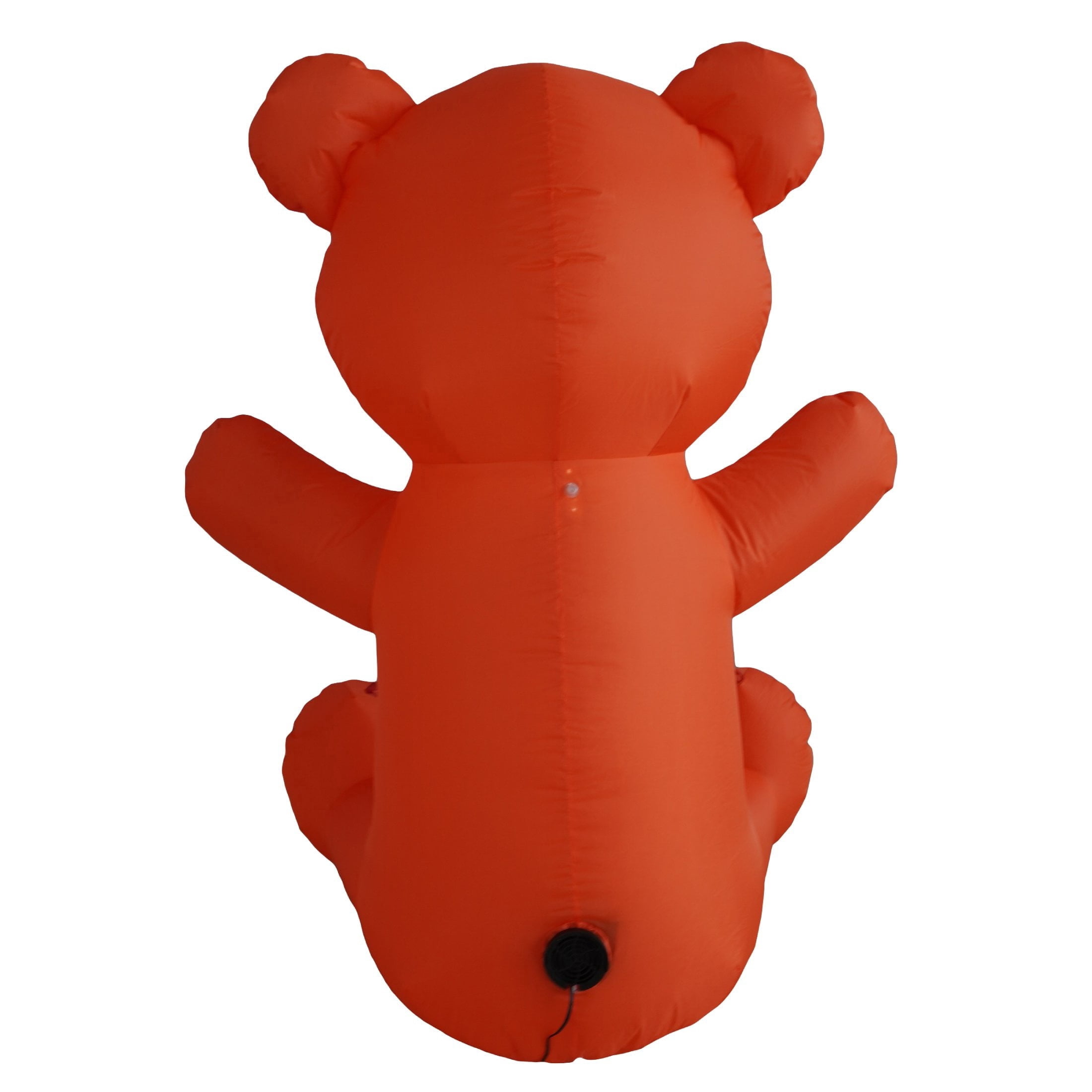 Skeleton Bear Airblown Yard Inflatable, Orange and Black, 3.5', Halloween by Way To Celebrate
