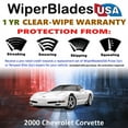 thumbnail image 2 of 2000 Chevrolet Corvette Beam Wiper Blades Wipers w/1yr Warranty (Set of 2), 2 of 5