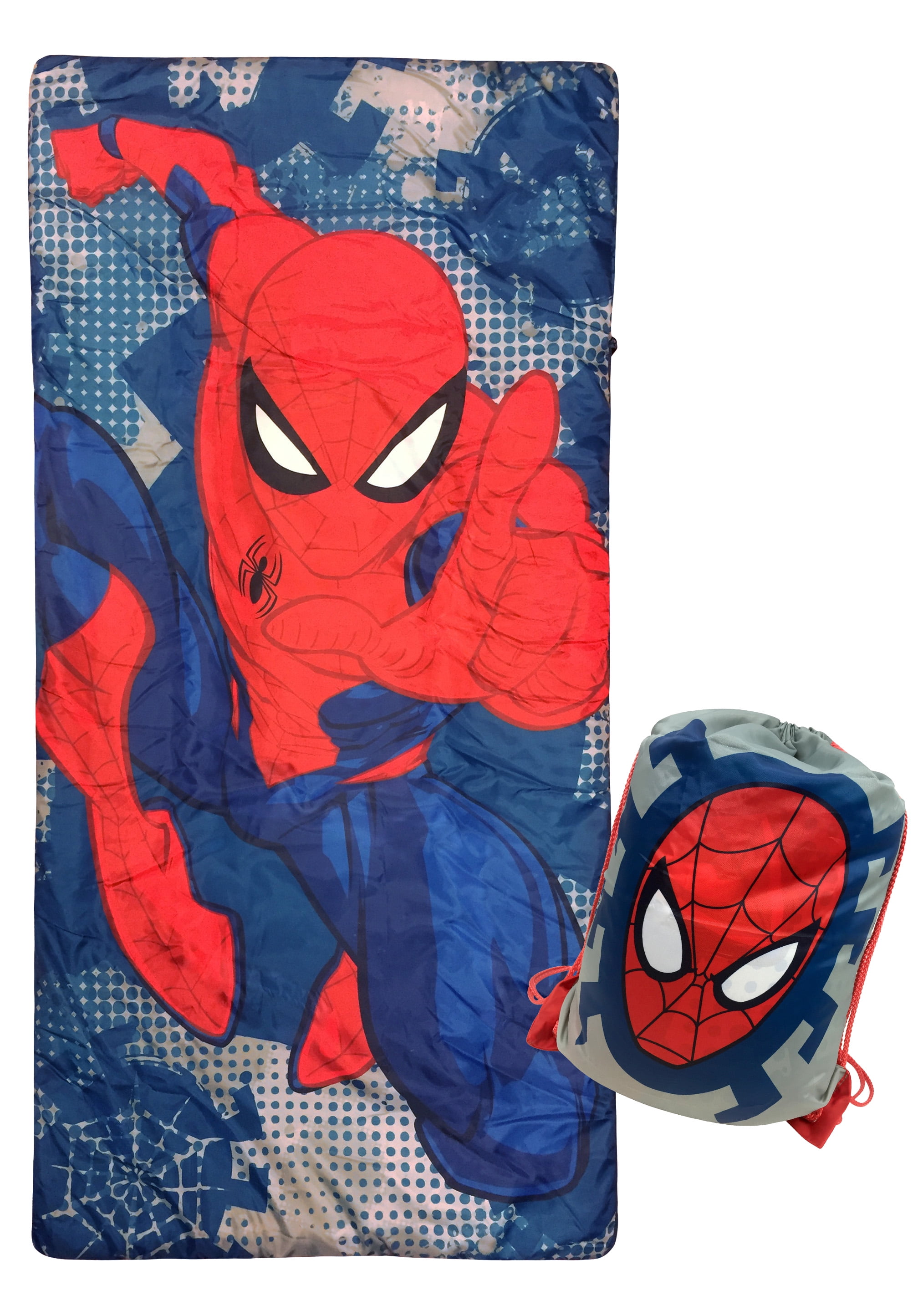 Marvel Spider-Man Kids Slumber Bag with Bonus Pillow - Walmart.com