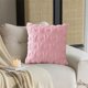 thumbnail image 4 of Fasiaou Easter Throw Pillow Covers 18x18 inch 1Pack for Easter Decorations Easter Pink Bunny Rabbit Soft Plush Faux Fur Wool Pillow Covers for Sofa Living Room Couch Bed, 4 of 6