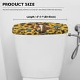 thumbnail image 5 of ZIATUBLE Sunflower Horse Toilet Tank Covers Butterfly Toilet Lid Cover Dust Cover Reusable Toilet Tank Cover Protector Toilet Tank Lid Covers for Bathroom Decorative Accessories, 5 of 5