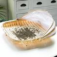 thumbnail image 4 of Cesta Rectangular De Bambú Para Servir Comida, Recogedor Tejido A Mano, Cubierta A Prueba De Polvo Para Frutas, Tienda De Red De Malla Para Picnic Minnieouse HA019952-00, 4 of 6