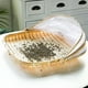 thumbnail image 4 of Cesta Rectangular De Bambú Para Servir Comida, Recogedor Tejido A Mano, Cubierta A Prueba De Polvo Para Frutas, Tienda De Red De Malla Para Picnic Minnieouse HA019952-00, 4 of 6