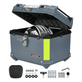 thumbnail image 1 of Baul Trasero Caja Moto Abs Respaldo Acojinado 45l 1cascos Gris oscuro, 1 of 5