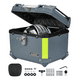 thumbnail image 1 of Baul Trasero Caja Moto Abs Respaldo Acojinado 45l 1cascos Gris oscuro, 1 of 5