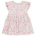 thumbnail image 3 of Cudlie Baby Girls’ 2-Pack Cotton Dresses – Charming and Adorable Prints, Sizes 0-3M to 24M, 3 of 6