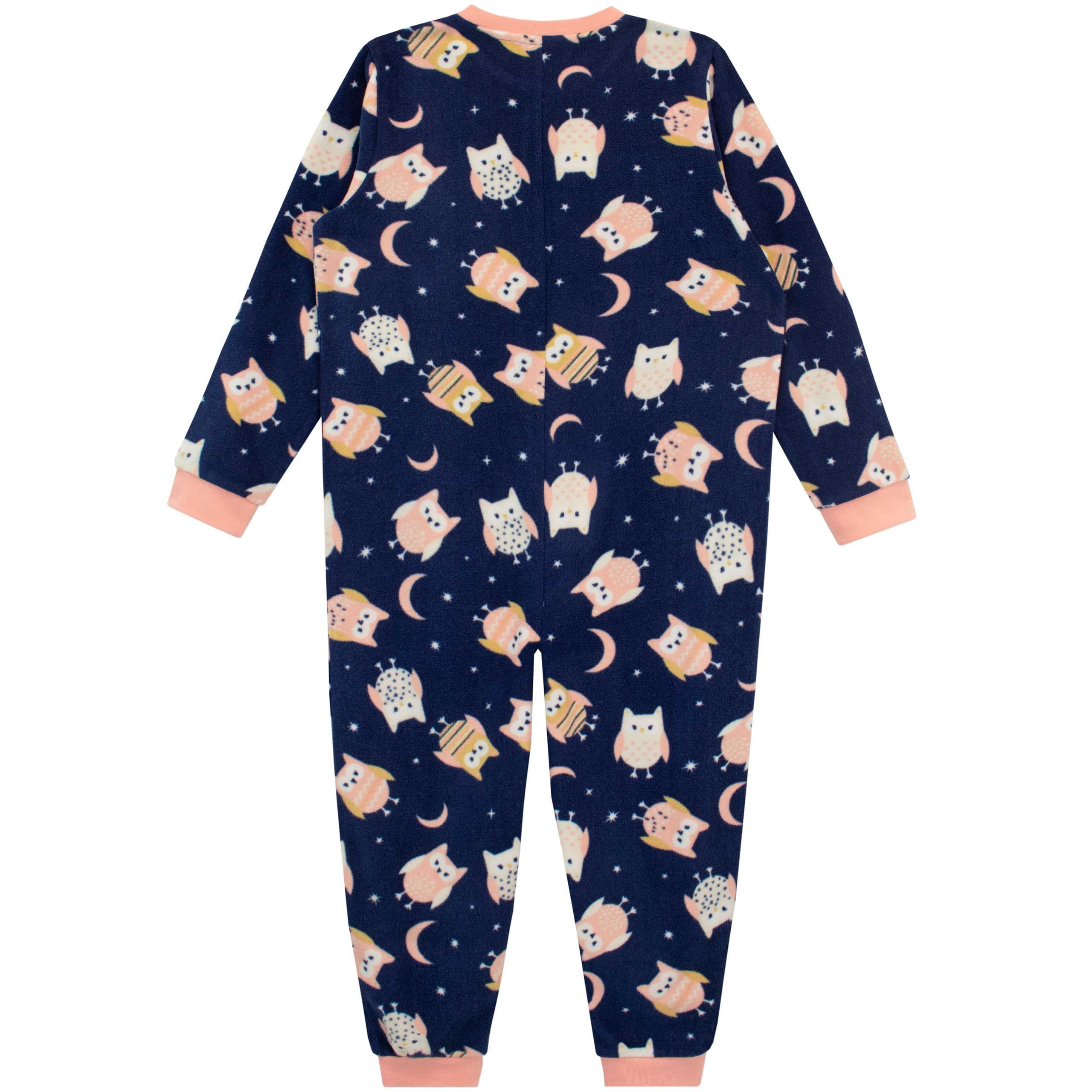 Harry Bear Girls Nighttime Owl Long Sleeve Onesie Sizes 3T-10