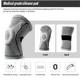 thumbnail image 3 of Knee Pain Pads, Ultra Knee Elite Knee Compression Cuff Silicone and Spring Support, Medical Grade Knee Patella Protector （a pair）L, 3 of 5