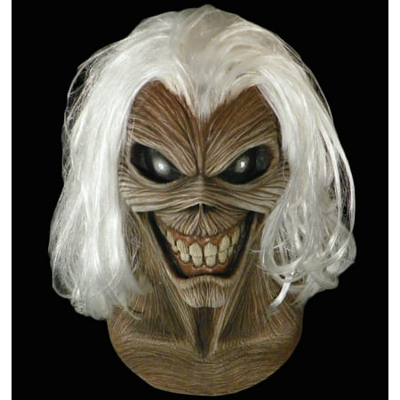Trick or Treat Studios Iron Maiden Killers Full Head Mask, Grey White, One-Size