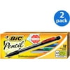 (2 pack) (2 Pack) BIC Xtra Life Mechanical Pencil, Clear Barrel, Medium Point (0.7mm), 12-Count