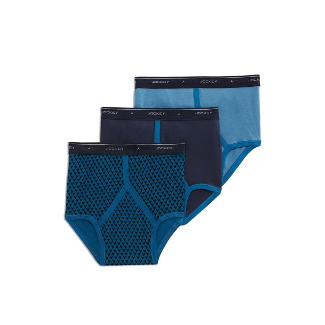 Jockey Mens Classic Brief 3 Pack Underwear Briefs 100 cotton