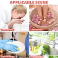 thumbnail image 4 of OULII 2Pcs Cute Wash Basin Plastic Basin for Kitchen and Bathroom Household Item, 4 of 7