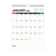 thumbnail image 1 of Calendario de pared Calendario de pared mensual 2024 2025, 12 x 17, enero 2024 junio 2025, encuadernación con alambre doble, gancho para colgar, 1 of 7