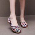 thumbnail image 4 of XIHAHA, nuevos zapatos de lona para mujer, zapatillas ligeras, mocasines planos suaves de pescador individuales, zapatos sin cordones para mujer, zapatillas para madre, 4 of 5