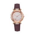 thumbnail image 2 of Resicozy Watch for Women Round Dial Dress Watches Elegant Comfortable Casual Wristwatch with Leather Strap Purple, 2 of 3