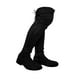 thumbnail image 3 of Bota larga para mujer, con tacon bajo modelo panther Nyxmart Bota Larga estilo maxibota / Mod. 619-PA, 3 of 4