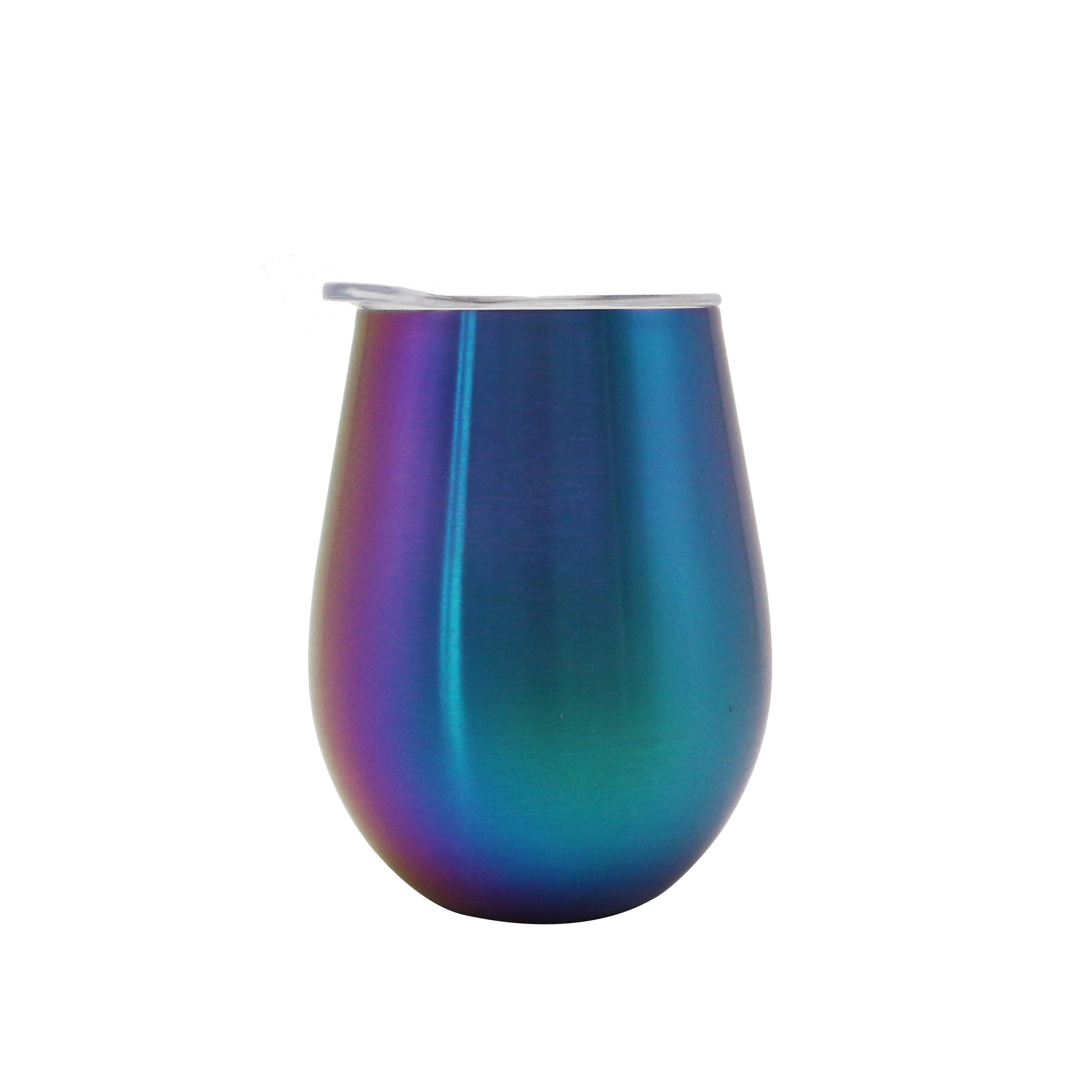 Mainstays Double Wall Stainless Steel 10 oz. Rainbow Wine Tumblers, 4 Pack - image 2 of 6