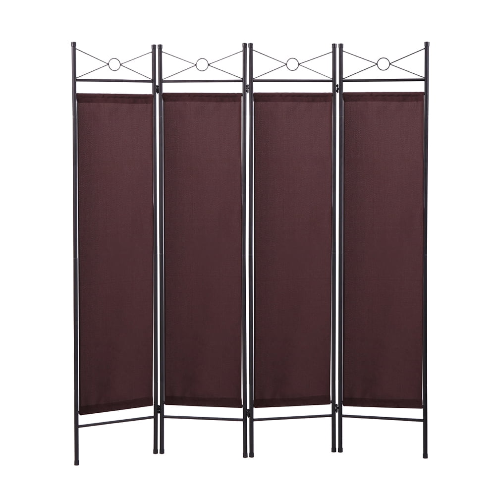 Kadyn Room Divider for Home, Folding Partition Privacy Screen for Bedroom, 4 Panel Room Divider Screen for Bedroom, Brown Kadyn Room Divider for Home, Folding Partition Privacy Screen for Bedroom, 4 Panel Room Divider Screen for Bedroom, Brown